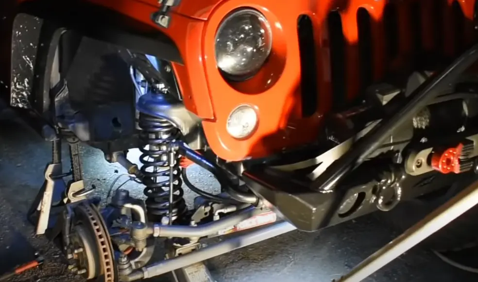 Jeep Wrangler lift kit installation