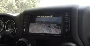 JEEP WRANGLER BACKUP CAMERA view on screen