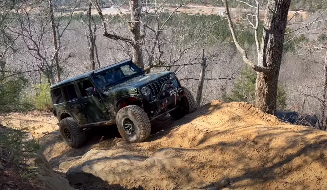 Our Jeep Wrangler Handling some of the Trails in Our Jeep Badge of Honor Trails List