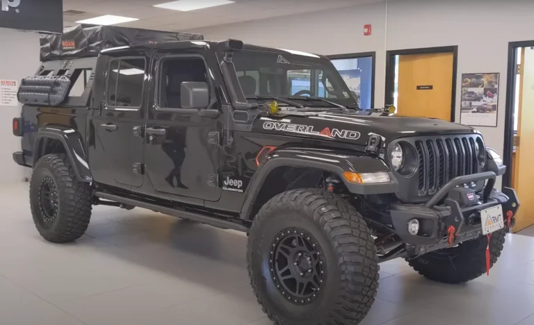 Sleeping In a Jeep Gladiator.