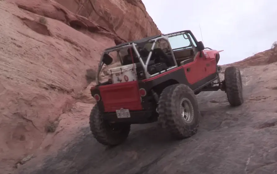 All-Terrain Aggressive Tires on a Jeep Wrangler