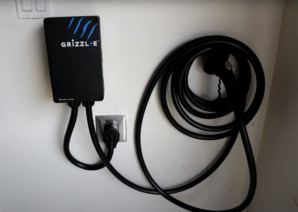 Grizzl-E Level 2 EV Charger Installed in our Garage