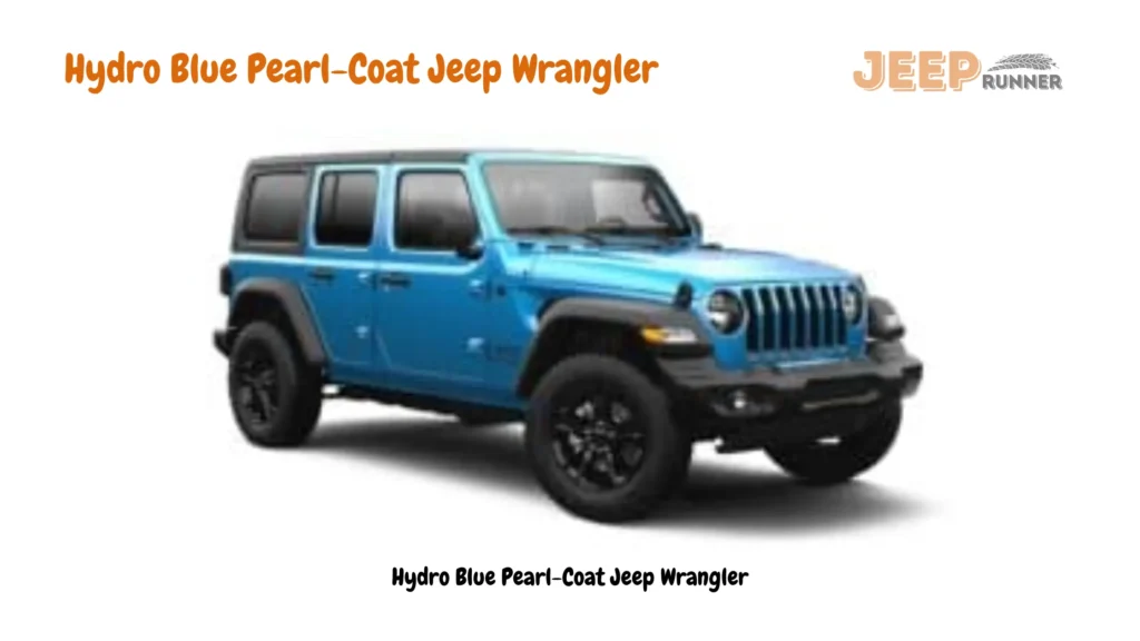 Hydro Blue Pearl-Coat Jeep Wrangler