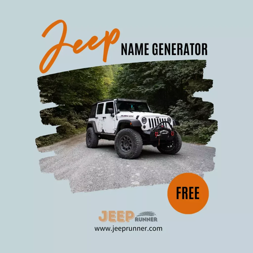 Jeep Name Generator Hero Image