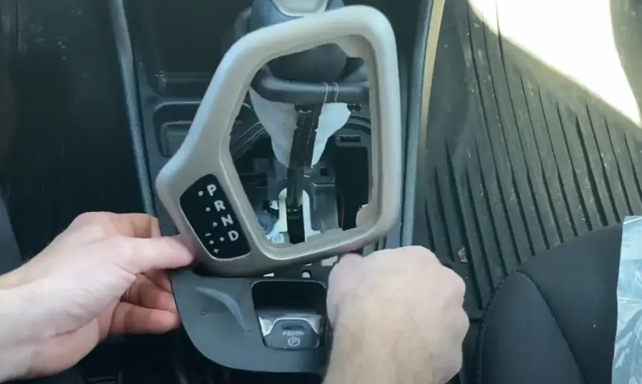 replacing our Jeep Cherokee PRNDM shift bezel to fix the Jeep Cherokee Service Shifter issue